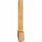 Ekena Millwork Eugene Rough Sawn Timber Gable Bracket, Western Red Cedar, 96"W x 32"H x 4"D x 6"F, 8/12 Pitch GBW096X32X0406EUG00RWR - alternate 2